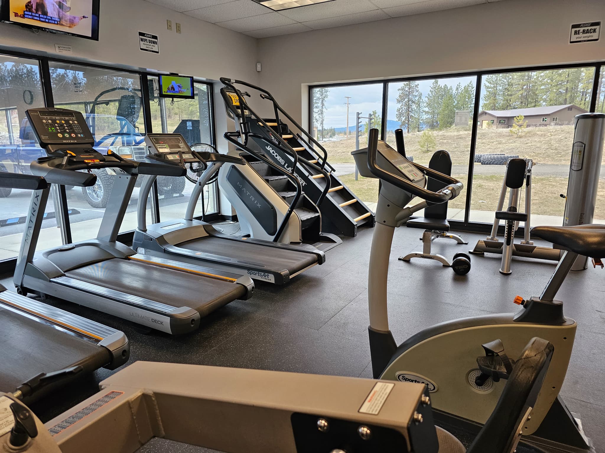 Cardio equipment area