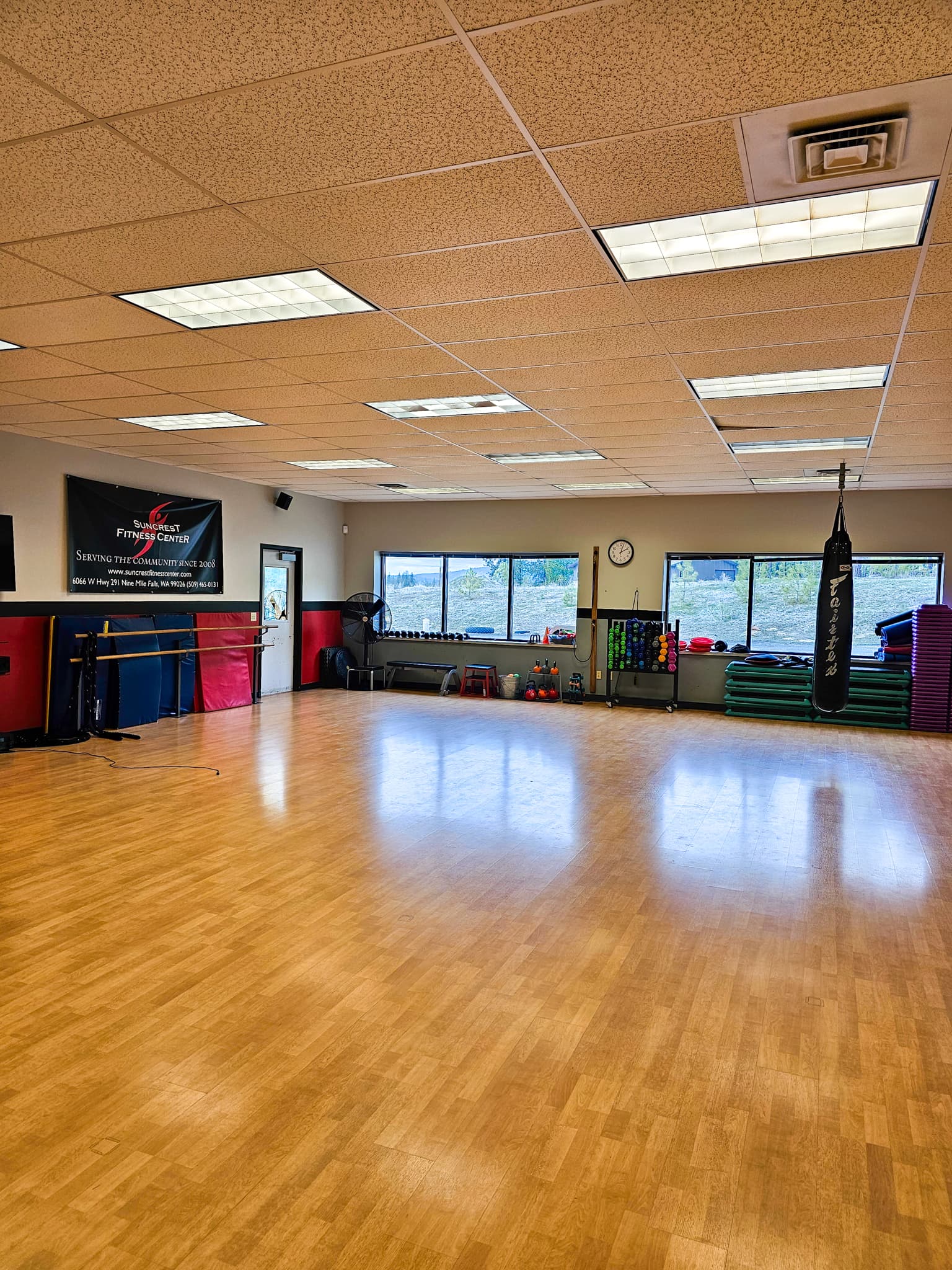 Yoga studio alternative view